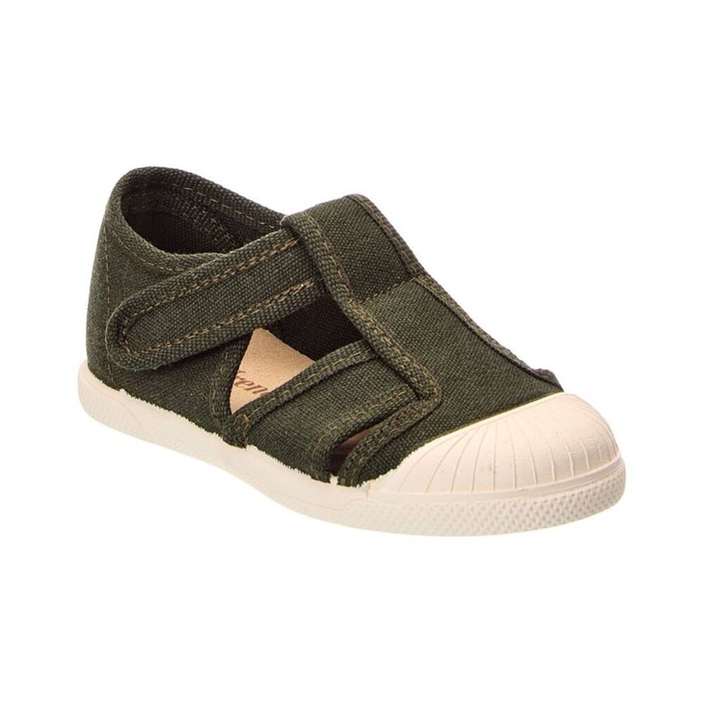 Childrenchic Captoe Sandal Sneaker, Green